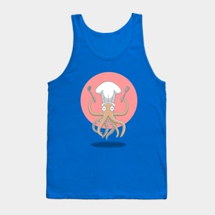 octopus chef Tank Top